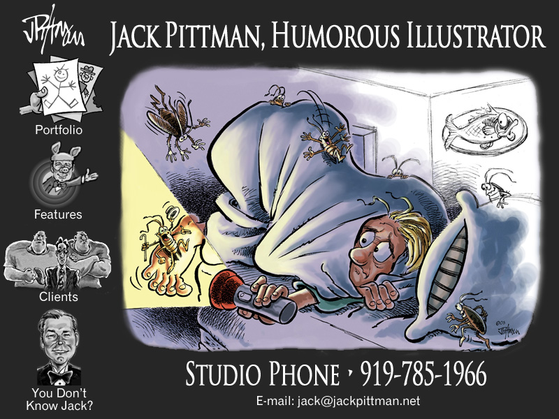 Jack Pittman, humorous illustrator