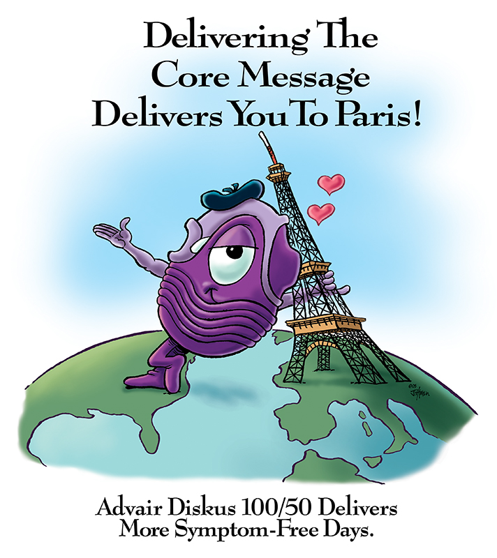 Advair Diskus to Paris